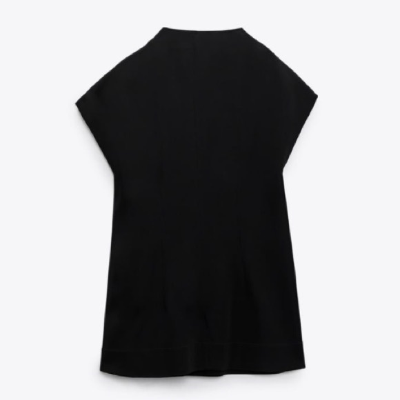 Gold Button Draped Top - Picture 6 of 7